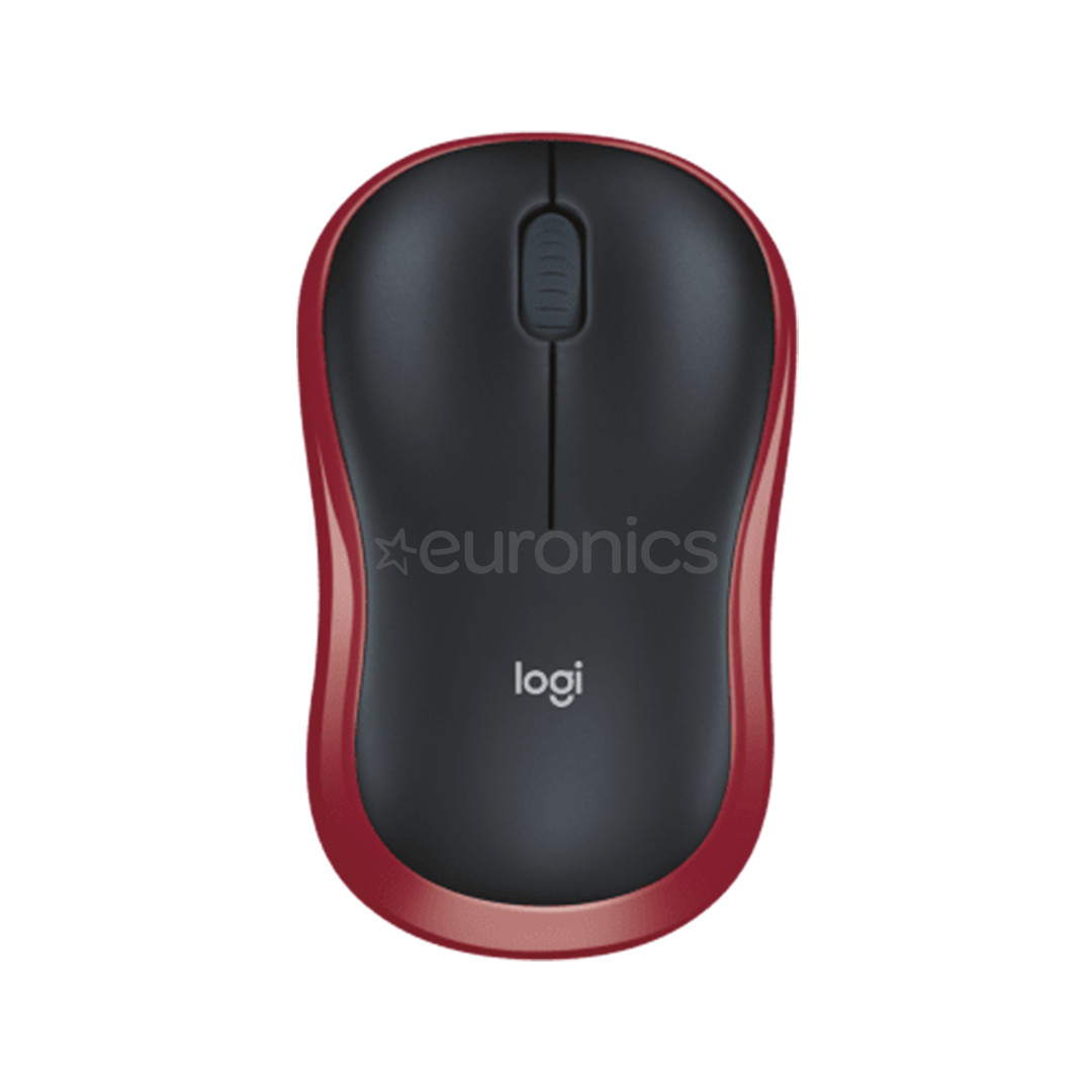 Logitech M185, red - Wireless mouse
