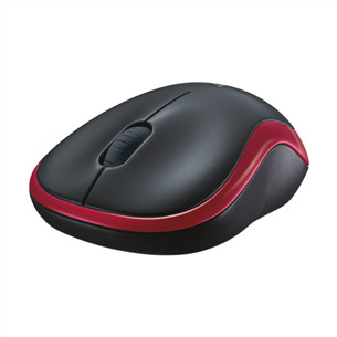 Logitech M185, red - Wireless mouse