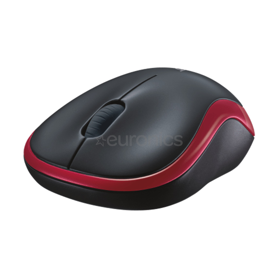 Logitech M185, red - Wireless mouse