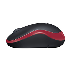 Logitech M185, red - Wireless mouse