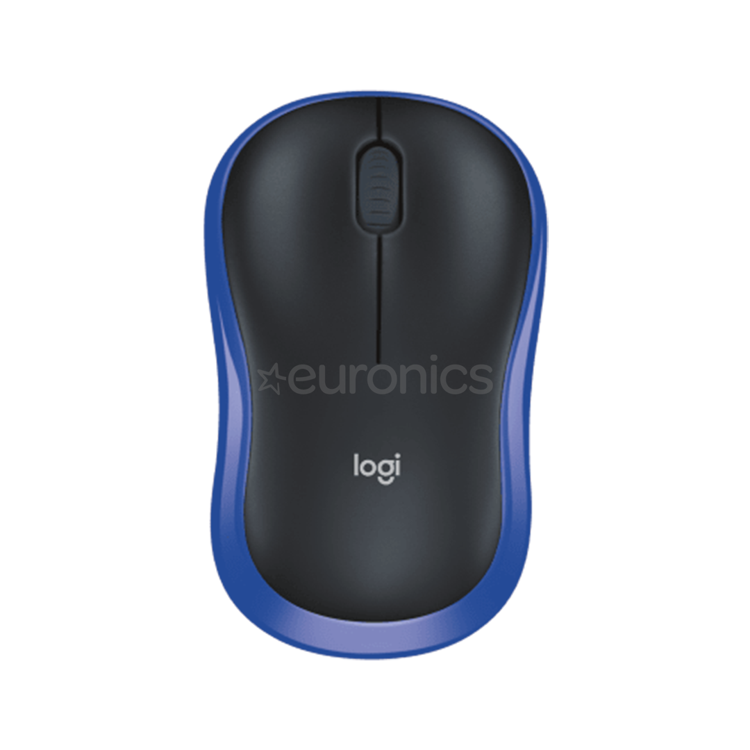 Logitech M185, синий - Беспроводная мышь