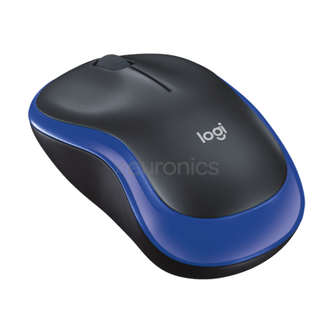 Logitech M185, синий - Беспроводная мышь