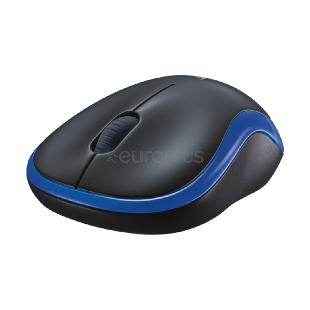 Logitech M185, синий - Беспроводная мышь
