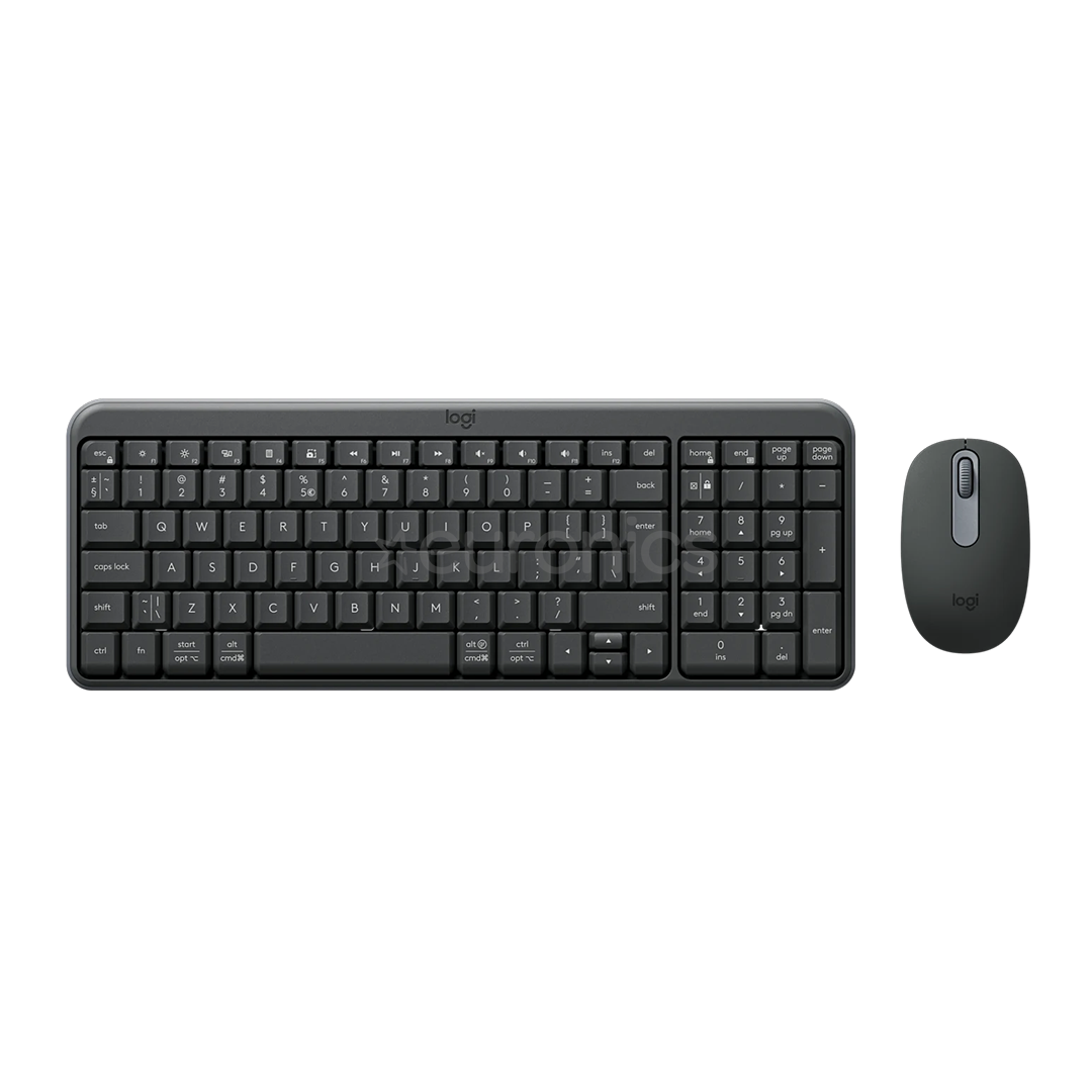 Logitech MK250 Compact, Bluetooth, SWE, черный - Беспроводной десктоп