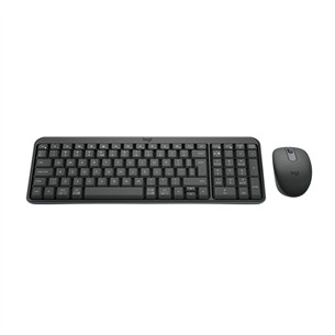 Logitech MK250 Compact, Bluetooth, SWE, must - Juhtmevaba desktop