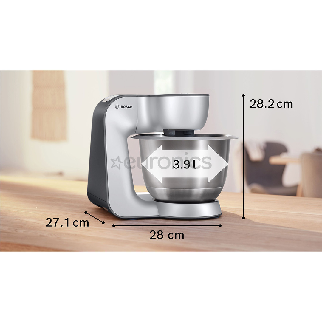 Bosch MUM5, Series 4, 1000 W, silver - Kitchen machine