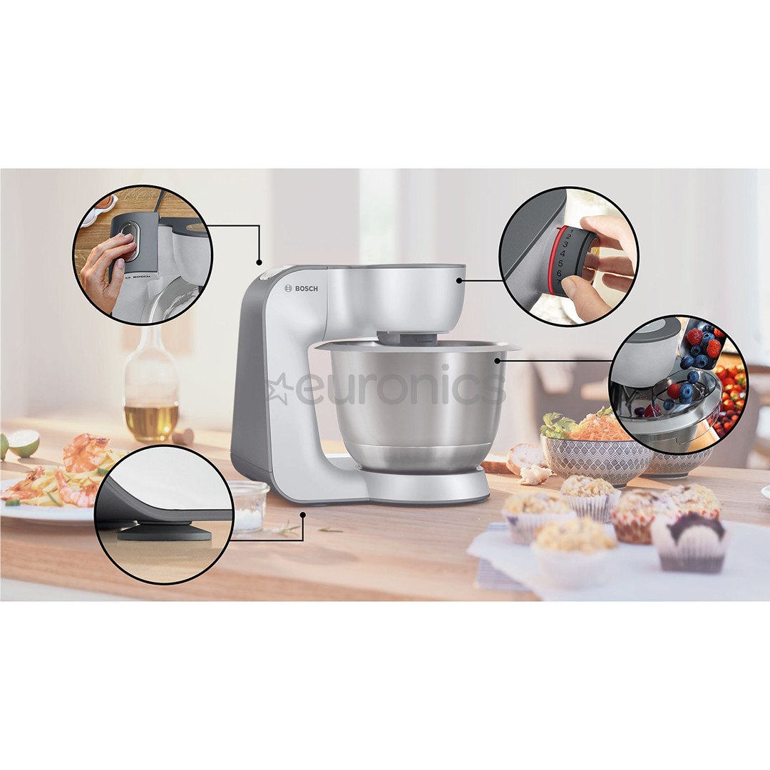 Bosch MUM5, Series 4, 1000 W, silver - Kitchen machine