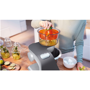 Bosch MUM5, Series 4, 1000 Вт, серебристый - Кухонный комбайн