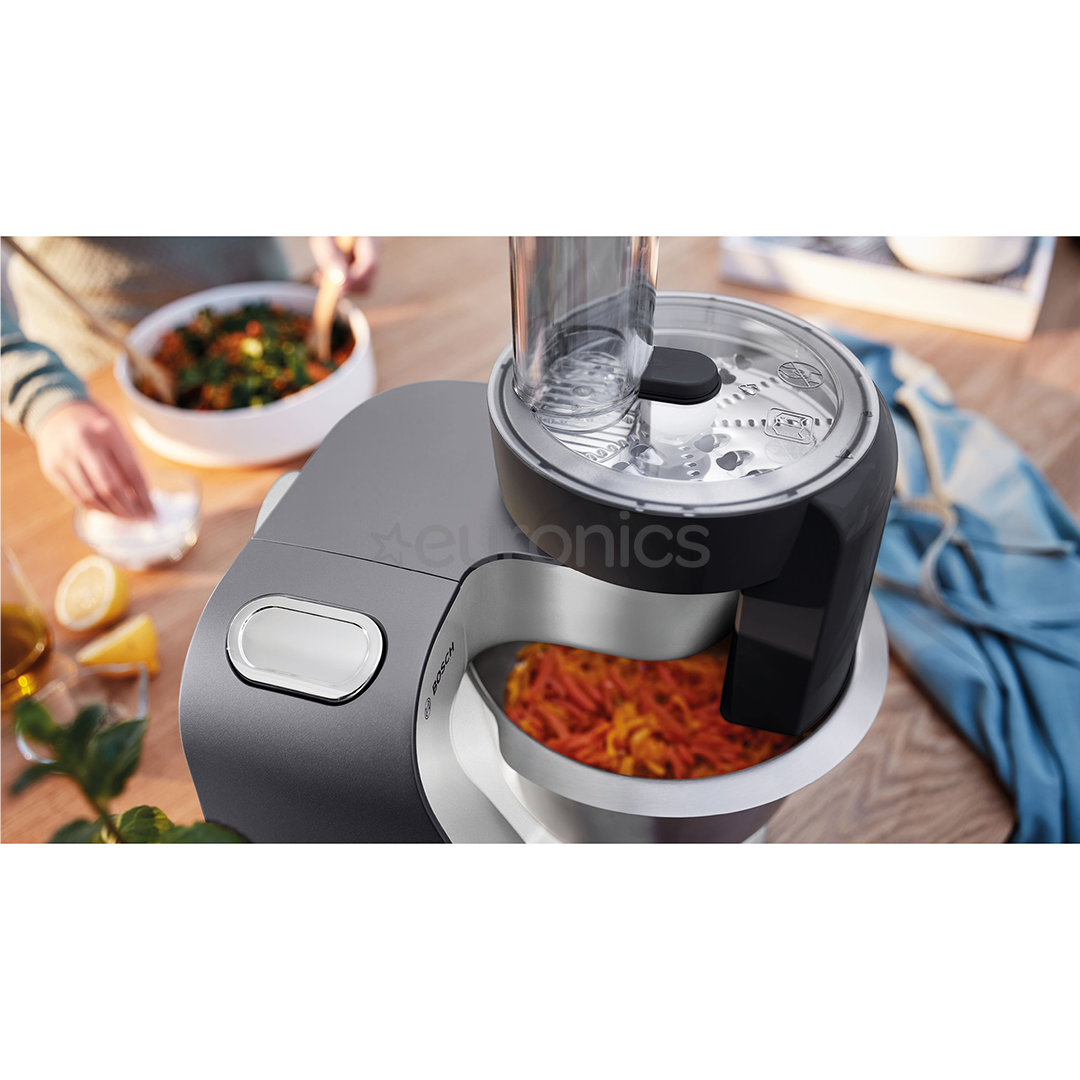 Bosch MUM5, Series 4, 1000 Вт, серебристый - Кухонный комбайн