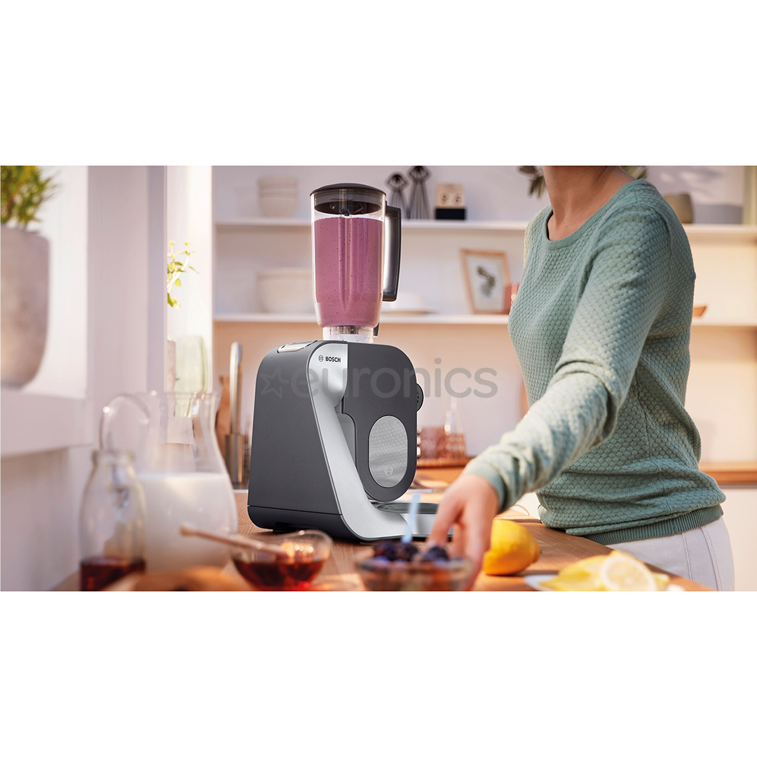 Bosch MUM5, Series 4, 1000 Вт, серебристый - Кухонный комбайн