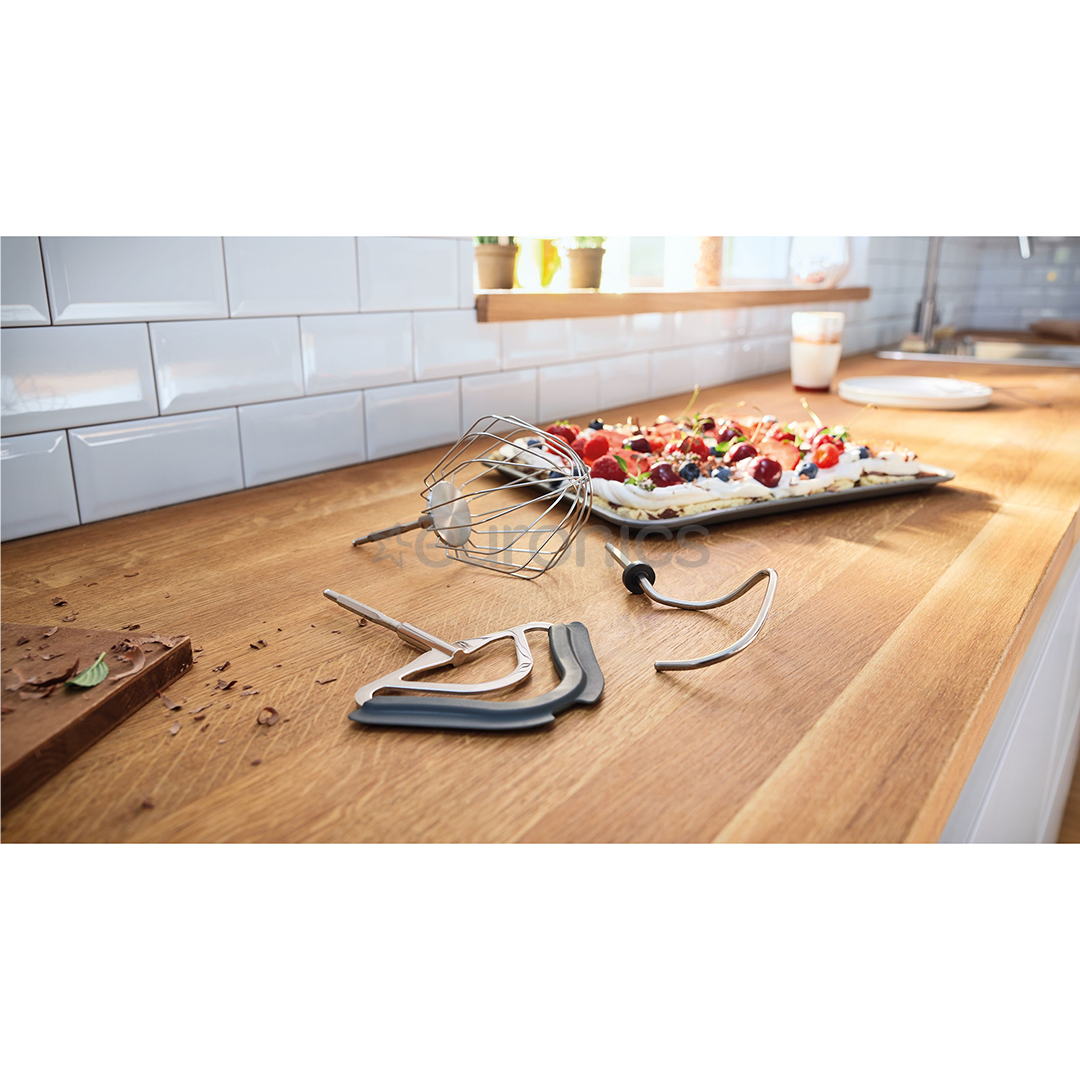Bosch MUM5, Series 4, 1000 Вт, серебристый - Кухонный комбайн