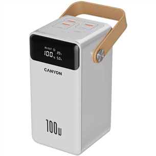Canyon OnPower 610, 60 000 мАч, 100 Вт, USB-A, USB-C, белый - Внешний аккумулятор CNS-CPB610W