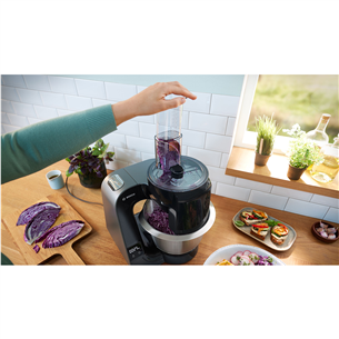 Bosch MUM5, Seeria 4, 1000 W, tumehõbe - Köögikombain