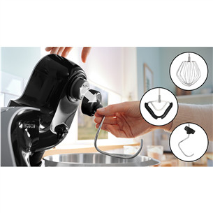 Bosch MUM5, Series 4, 1000 Вт, темно-серебристый - Кухонный комбайн