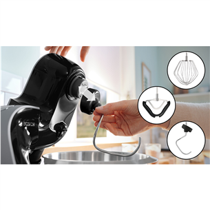Bosch MUM5, Seeria 4, 1000 W, tumehõbe - Köögikombain