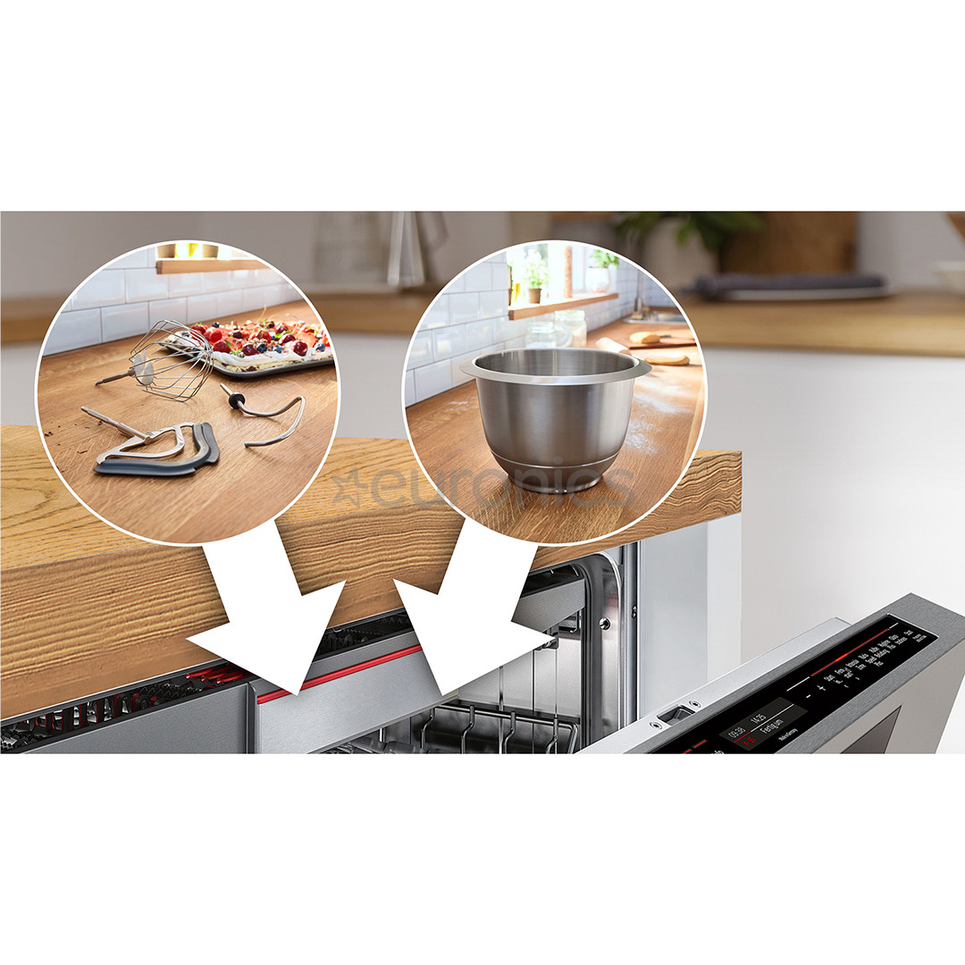 Bosch MUM5, Series 4, 1000 Вт, темно-серебристый - Кухонный комбайн