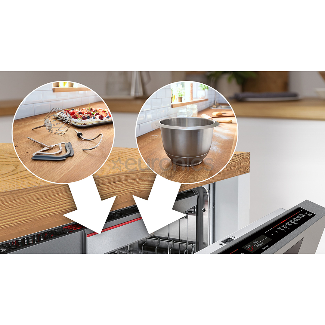 Bosch MUM5, Seeria 4, 1000 W, tumehõbe - Köögikombain