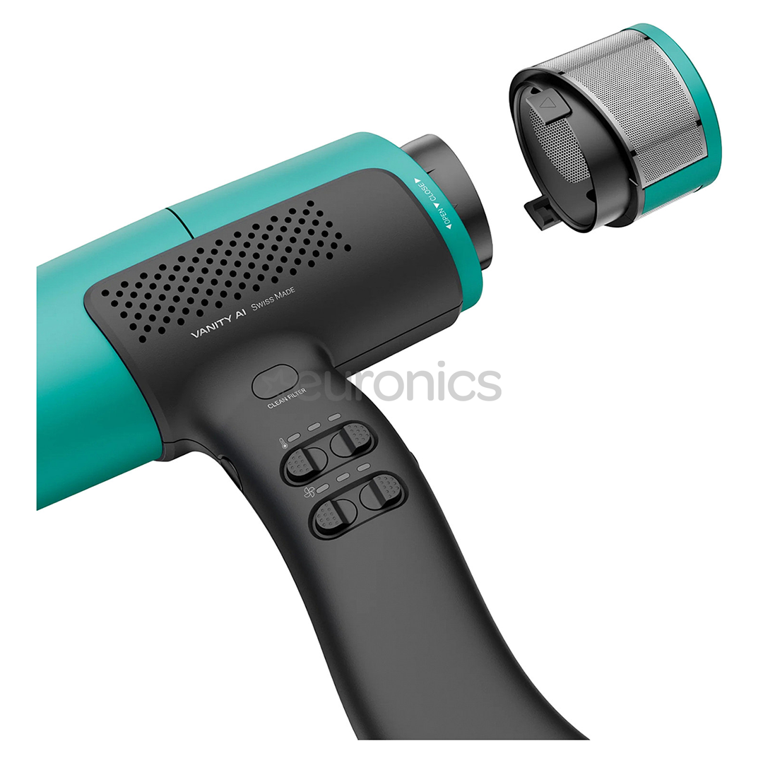 Valera VanityCare AI Emerald Pulse, 2000 W, roheline - Föön