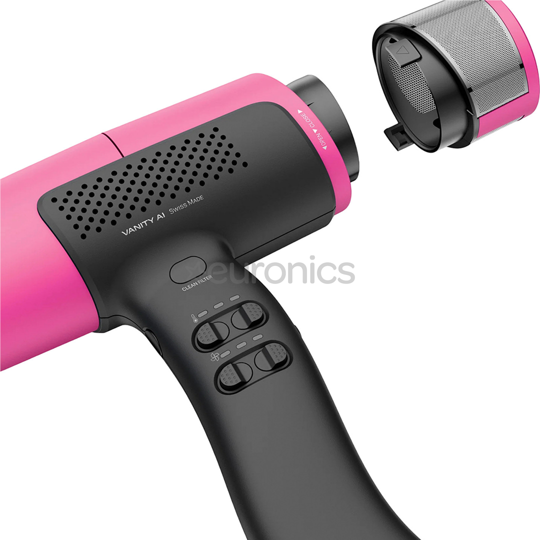 Valera VanityCare AI Magenta Blaze, 2000 W, roosa - Föön