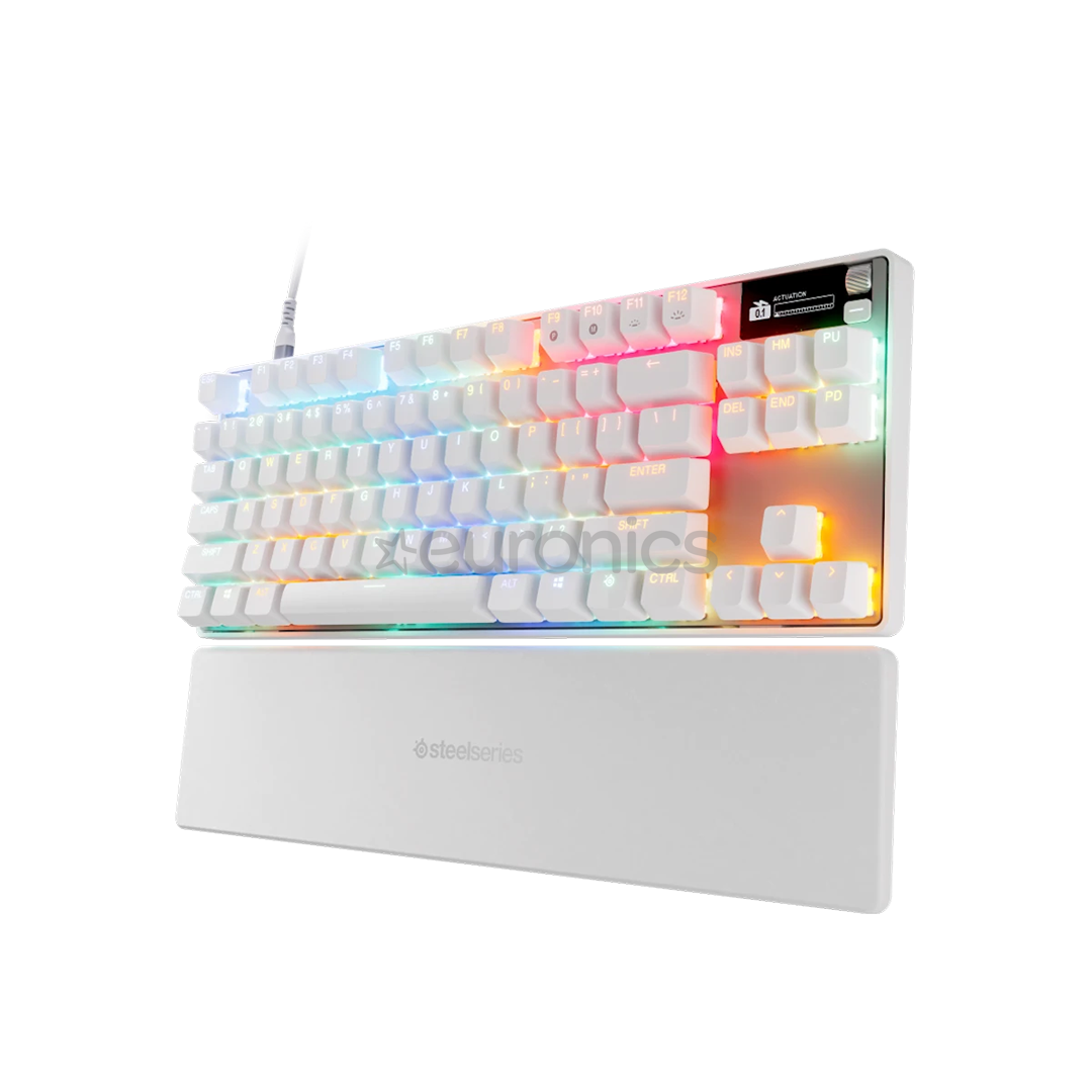 Steelseries Apex Pro TKL Gen 3, US, white - Keyboard