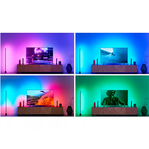 WiZ HDMI Sync Box with TV Backlight, 55"-65" TV, black -  Smart Lightstrip
