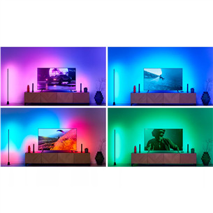 WiZ HDMI Sync Box with TV Backlight, 75"-85" TV, must - Nutikas LED valgusriba