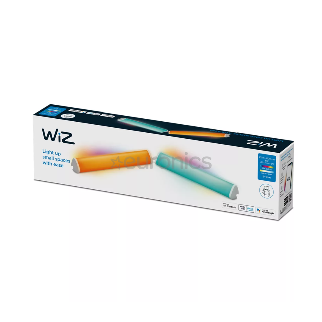 Wiz Bar Linear Light, RGBW, Bluetooth, 2 pc, white - Smart light