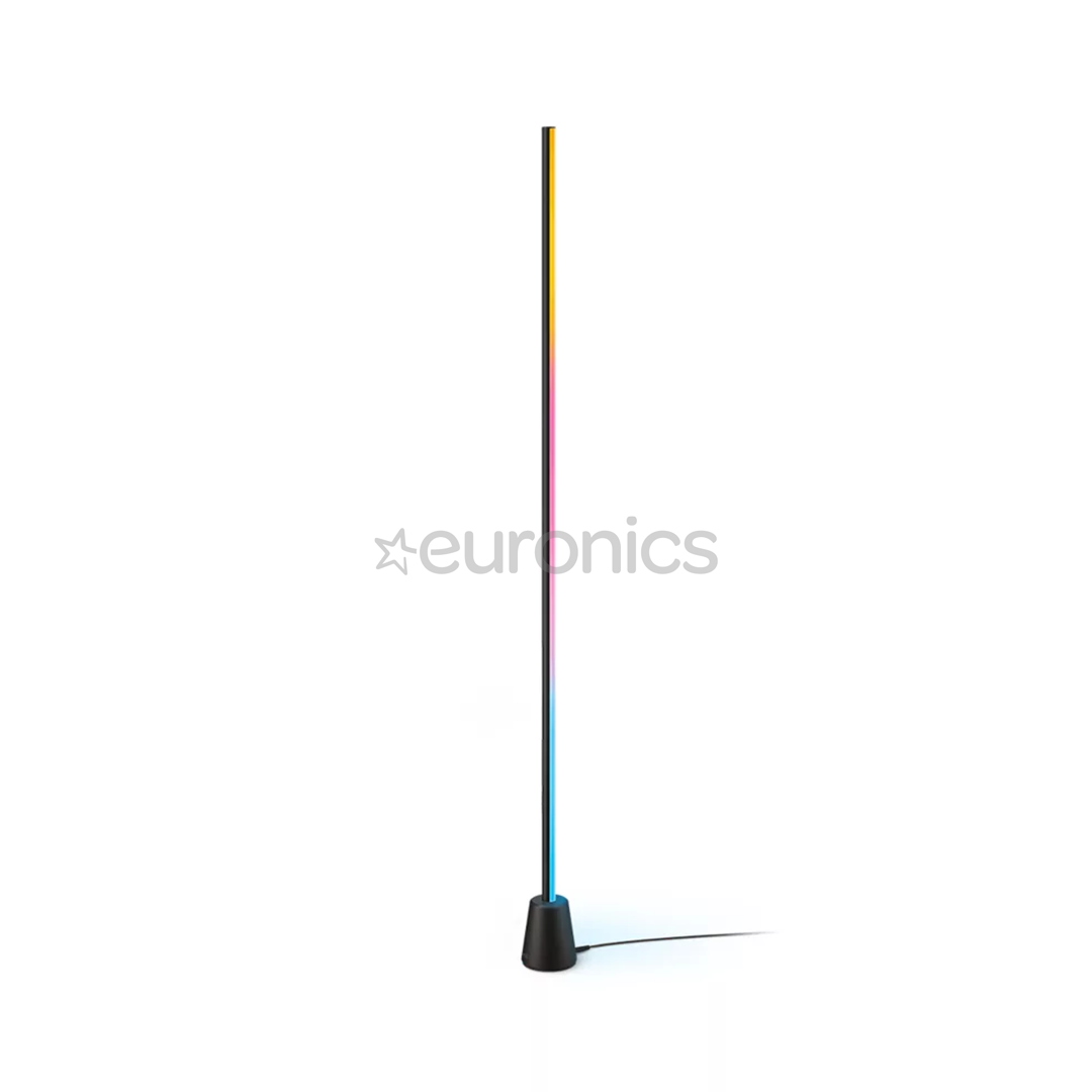 Wiz Gradient Floor Light, RGB, Bluetooth, Matter, must - Nutivalgusti