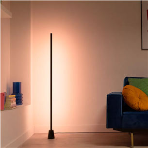 Wiz Gradient Floor Light, RGB, Bluetooth, Matter, must - Nutivalgusti