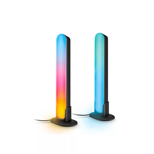 Wiz Gradient Light Bars, RGBIC, Bluetooth, Matter, must - Nutivalgusti 929004732301