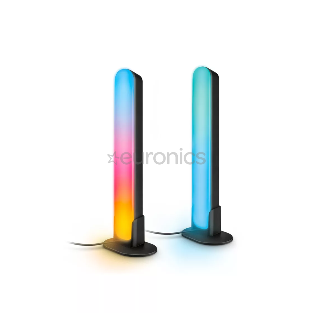 Wiz Gradient Light Bars, RGBIC, Bluetooth, Matter, must - Nutivalgusti