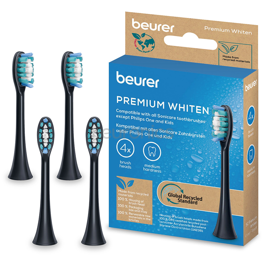 Beurer Premium Whiten, 4 tk. must - Lisaharjad