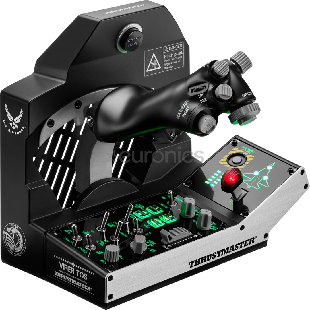 Thrustmaster Viper TQS Mission Pack, must - Lennusimulaatori komplekt