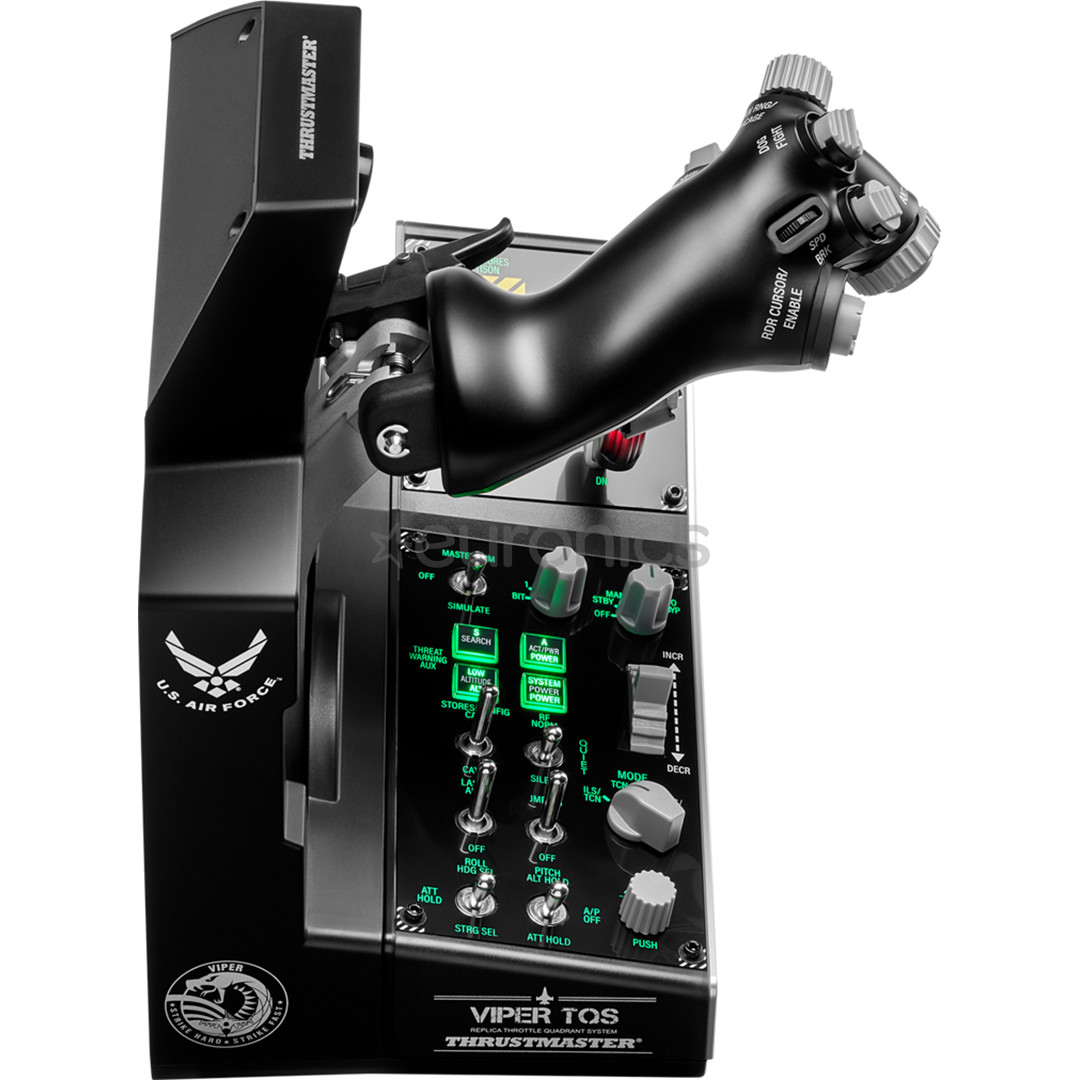 Thrustmaster Viper TQS Mission Pack, must - Lennusimulaatori komplekt