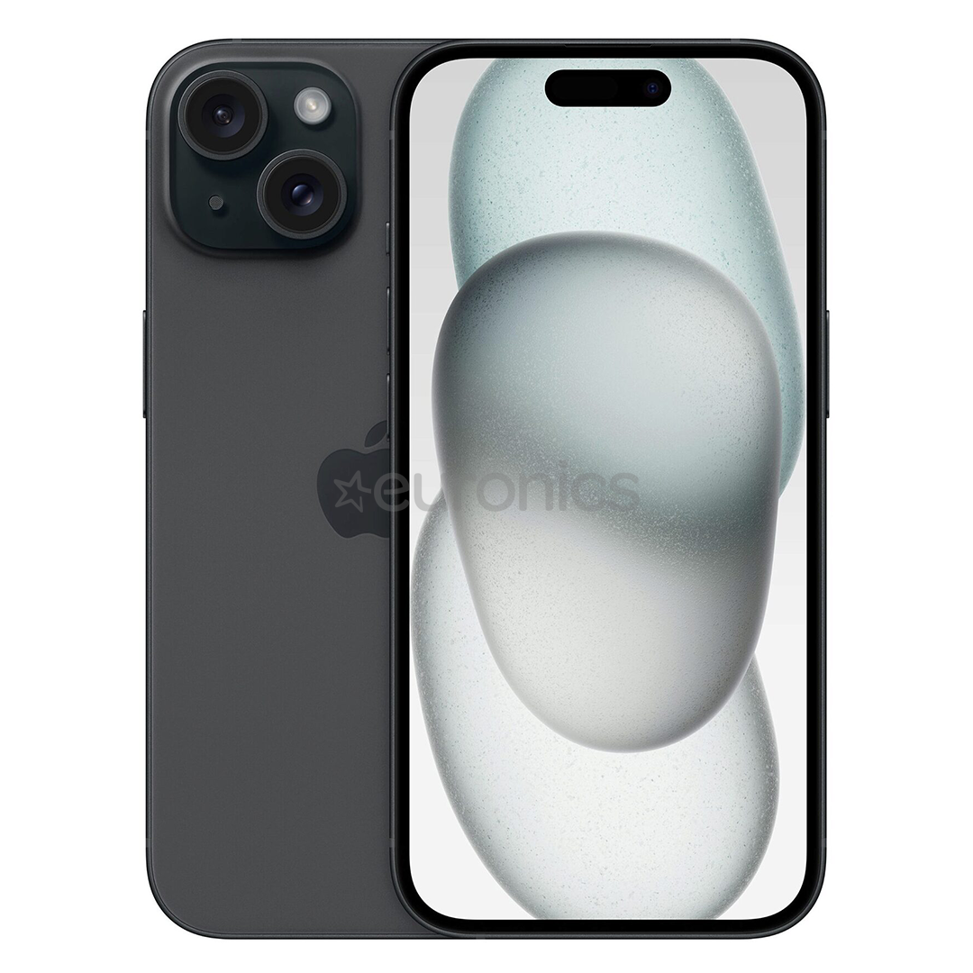 Подержанный Apple iPhone 15, 128 ГБ, черный - Смартфон