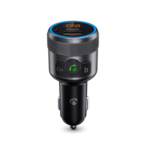 Nedis Car FM Transmitter, black - FM transmitter