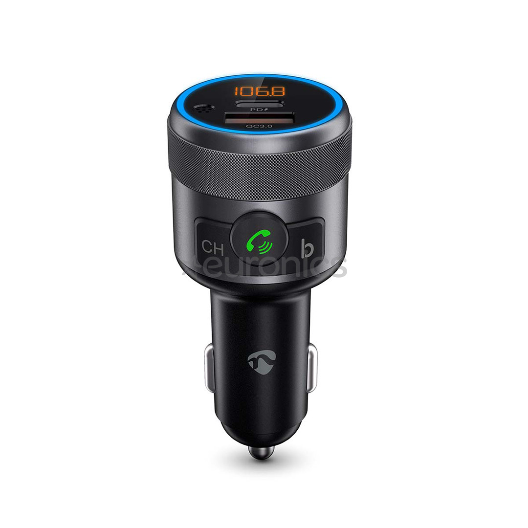 Nedis Car FM Transmitter, черный - FM-трансмиттер