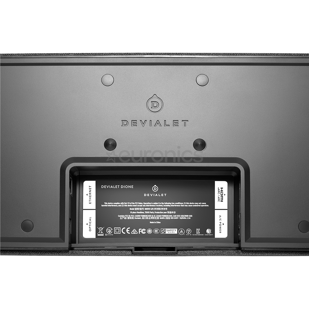 Devialet Dione, 5.1.2, matte black - Soundbar