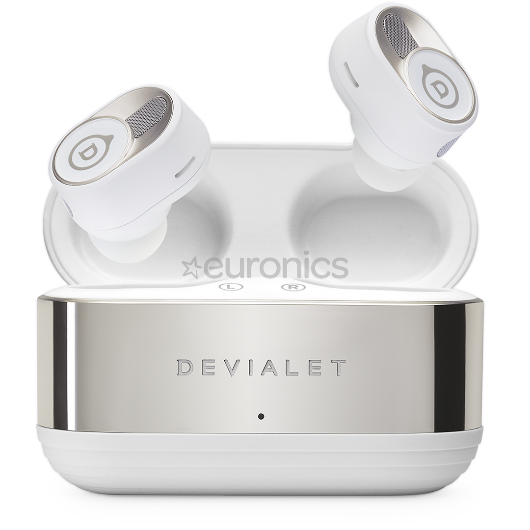 Devialet Gemini II, valge/hõbe - Täisjuhtmevabad kõrvaklapid