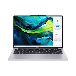 Acer Aspire Lite 16, 16'', i5, 16 ГБ, 512 ГБ, US, серебристый - Ноутбук NX.J2SEL.001