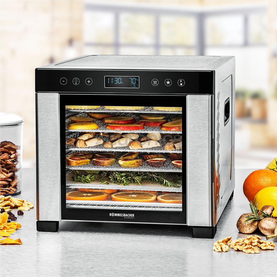 Rommelsbacher, 600 W, stainless steel/black - Dehydrator