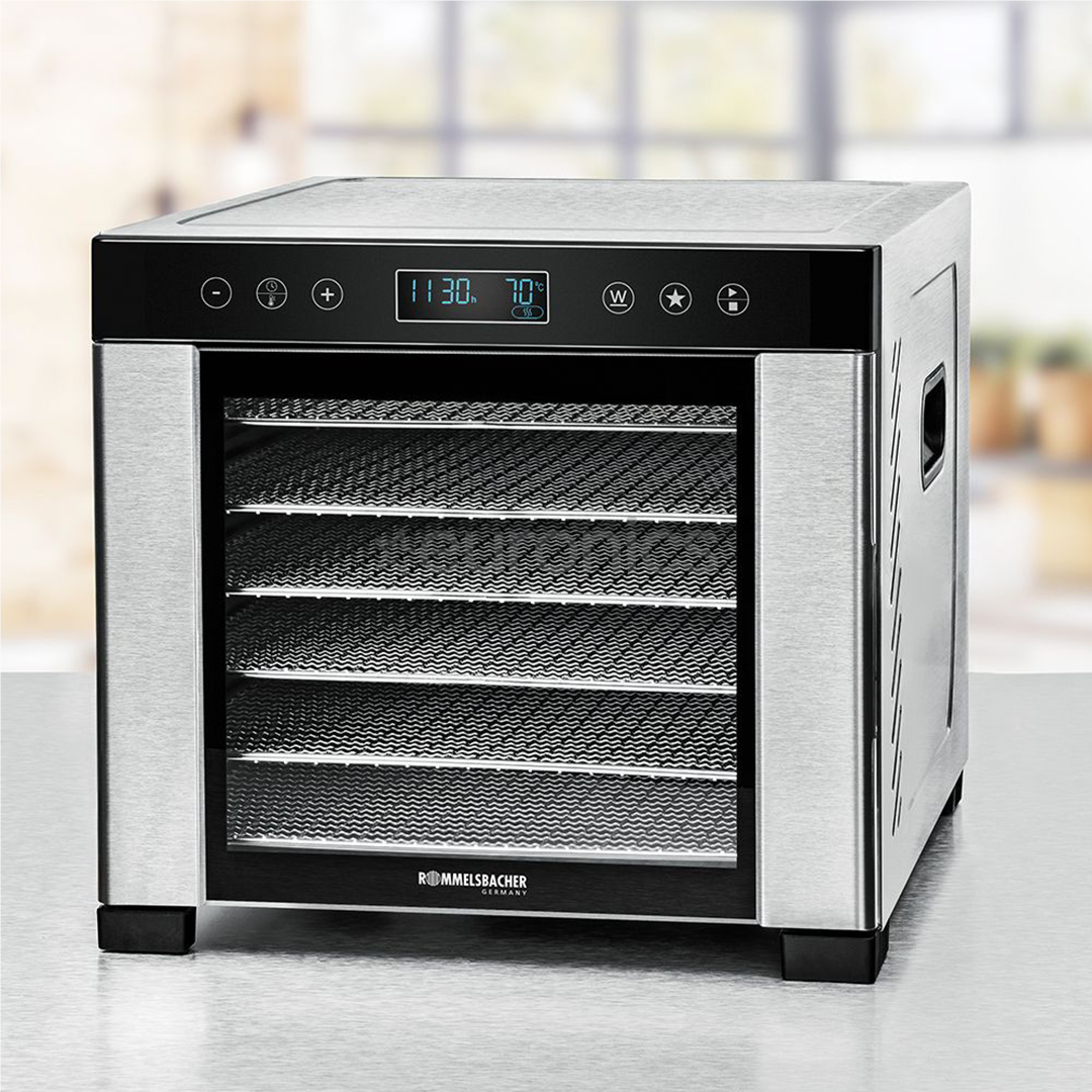 Rommelsbacher, 600 W, stainless steel/black - Dehydrator