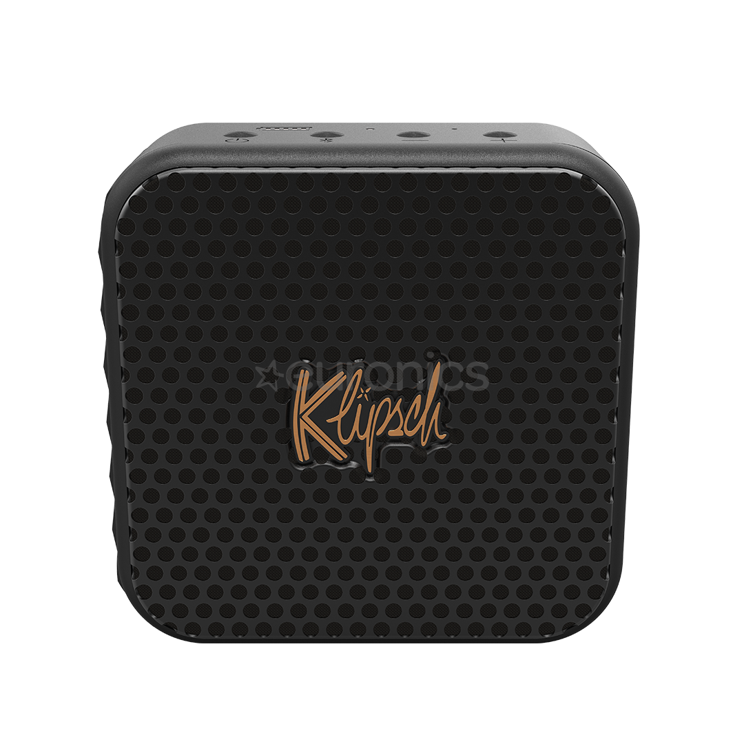 Klipsch Austin, must - Kaasaskantav juhtmevaba kõlar