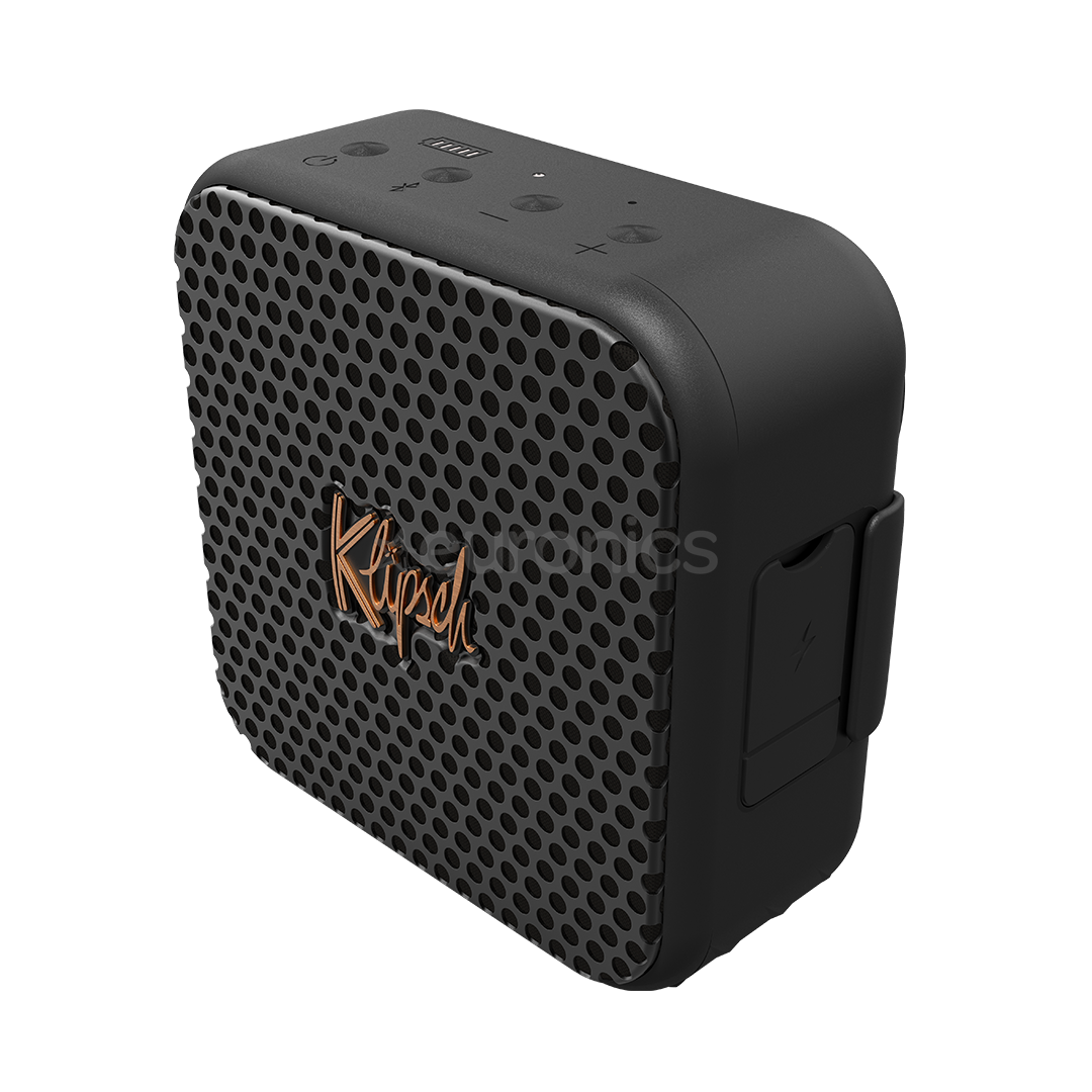 Klipsch Austin, must - Kaasaskantav juhtmevaba kõlar