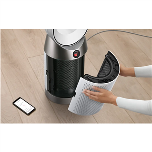 Dyson Purifier Cool PC1, белый/никель - Очиститель воздуха с вентилятором