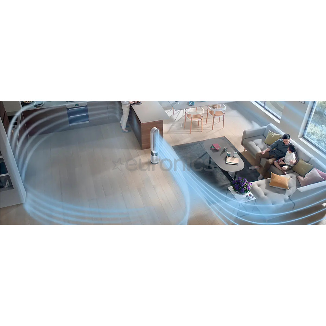 Dyson Purifier Cool PC1, белый/никель - Очиститель воздуха с вентилятором