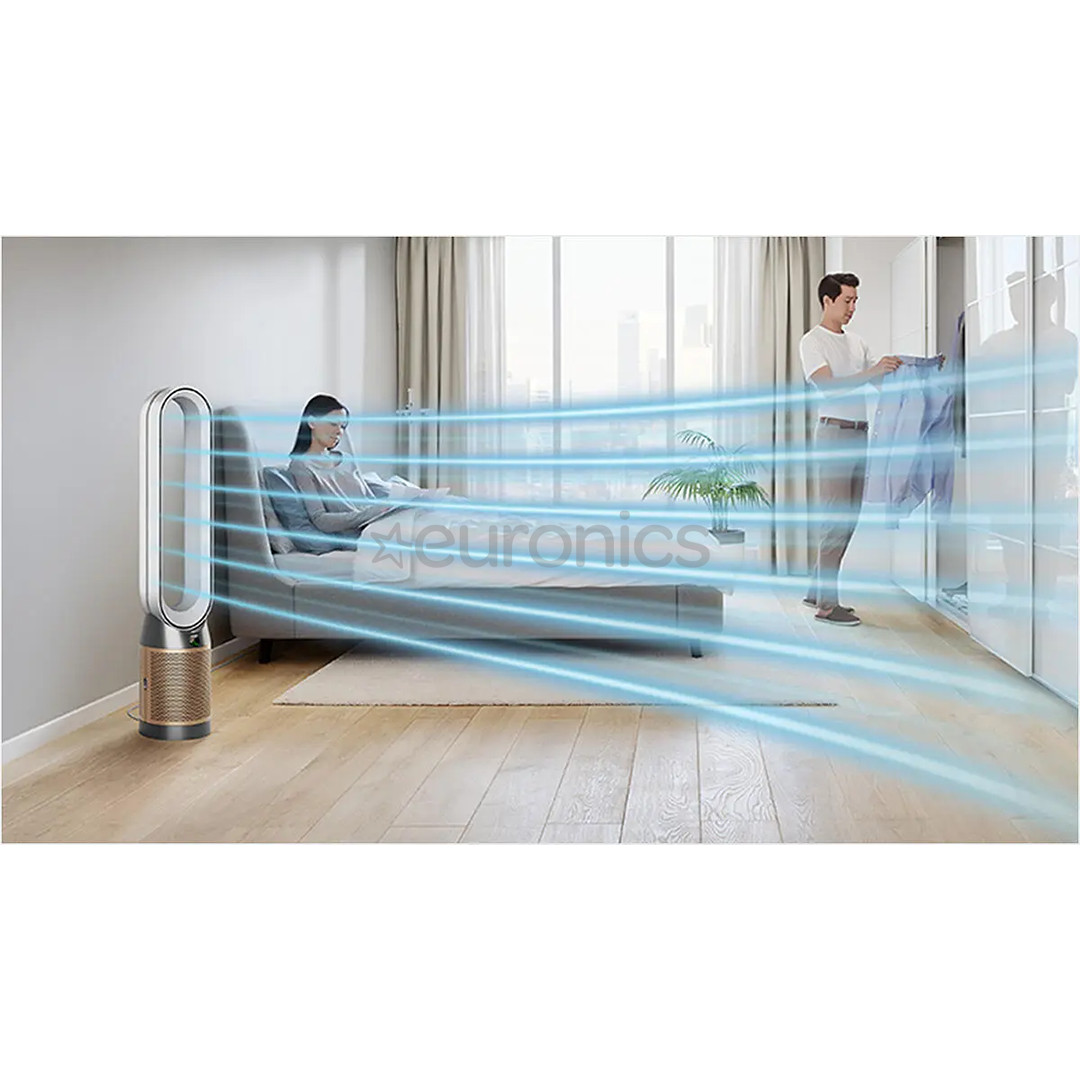 Dyson Purifier Cool PC2 De-NOx, valge/kuldne - Õhupuhasti ventilaatoriga