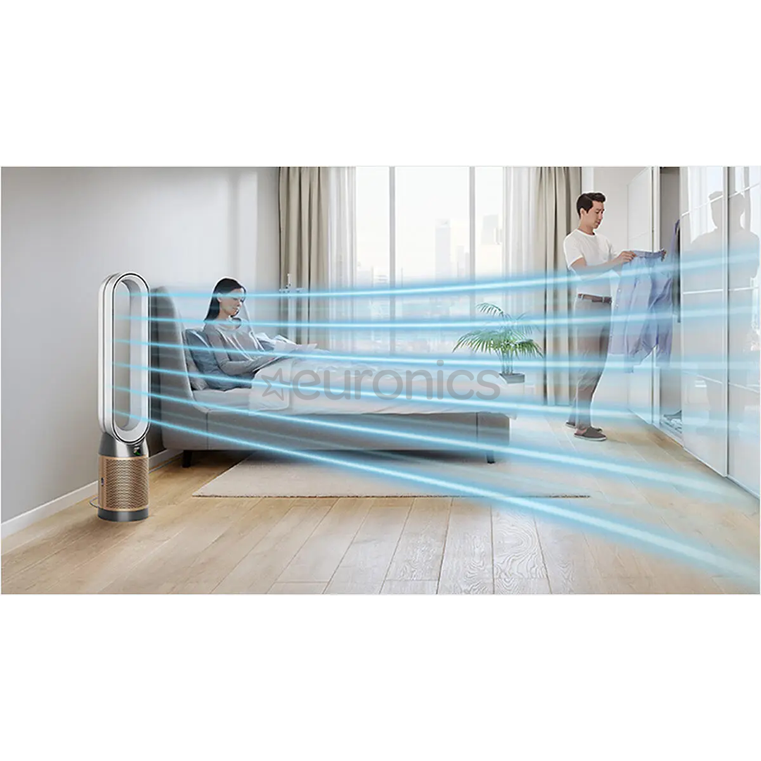 Dyson Purifier Cool PC2 De-NOx, белый/золотистый - Очиститель воздуха с вентилятором
