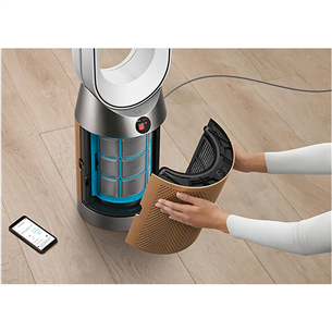 Dyson Purifier Cool PC2 De-NOx, белый/золотистый - Очиститель воздуха с вентилятором