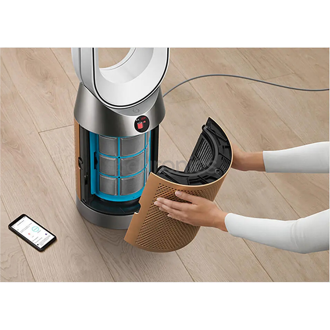 Dyson Purifier Cool PC2 De-NOx, valge/kuldne - Õhupuhasti ventilaatoriga
